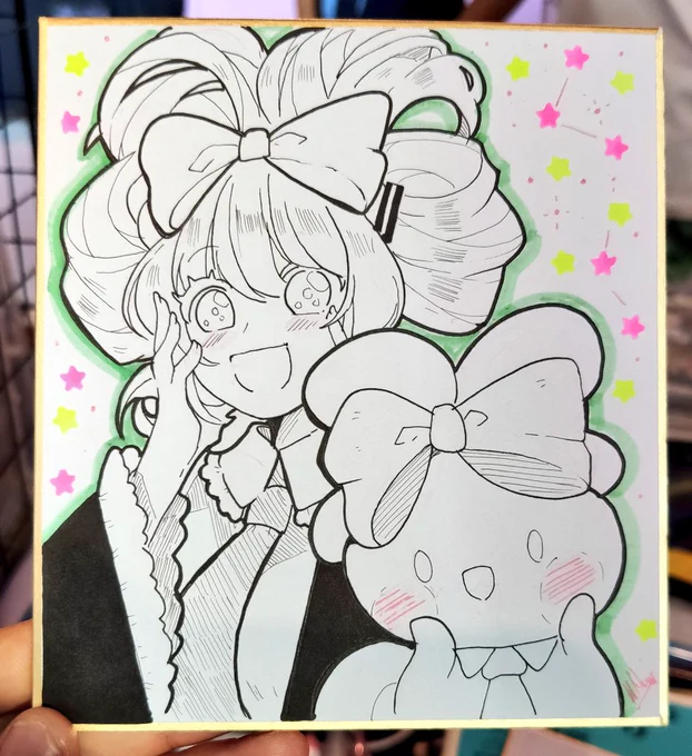 Horas muertas del evento parte , doodle- collab de Miku y Cinnamoroll 