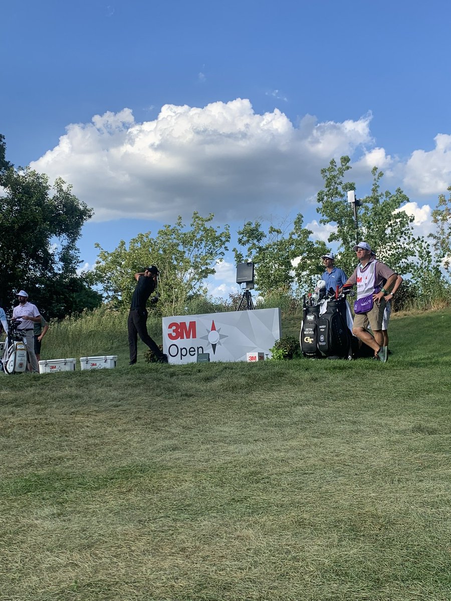MardyFish's tweet photo. What an incredible experience playing in the @3MOpen Truly a week I will never forget. I’m proud to be the first person to play on the @atptour and the @PGATOUR . Chase your dreams, no matter how ridiculous they may be! Thank you for the incredible support all week Minnesota! https://t.co/td5aFS0OdW