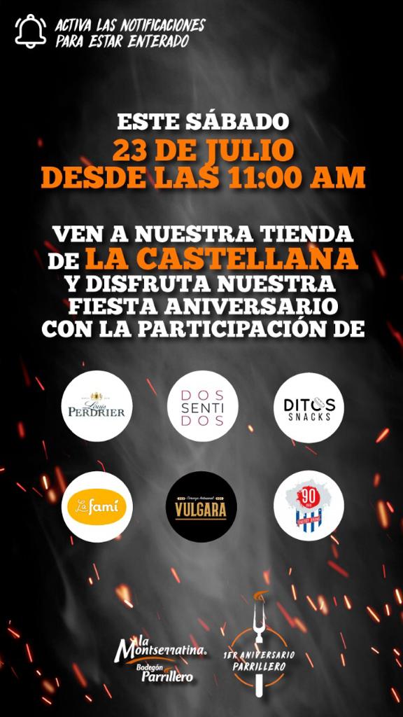 #Hoy #Sábado le cantaremos cumpleaños a #LaMontserratinaBodegónParrilero <a href="/LM_bodegon/">LaMontserratinaBodegón</a>
 sede La Castellana en su #PrimerAniversario ¡Los esperamos!