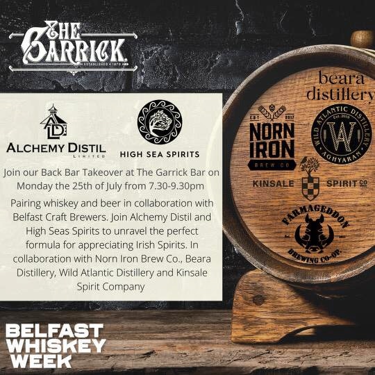 It won't be a blue Monday <a href="/BelWhiskeyWeek/">BelfastWhiskeyWeek</a> 

Get yourself to <a href="/GarrickBar/">garrick-bar@live.com</a> from 7pm! 

#belfastwhiskeyweek #boilermaker #craftbeer #whiskey