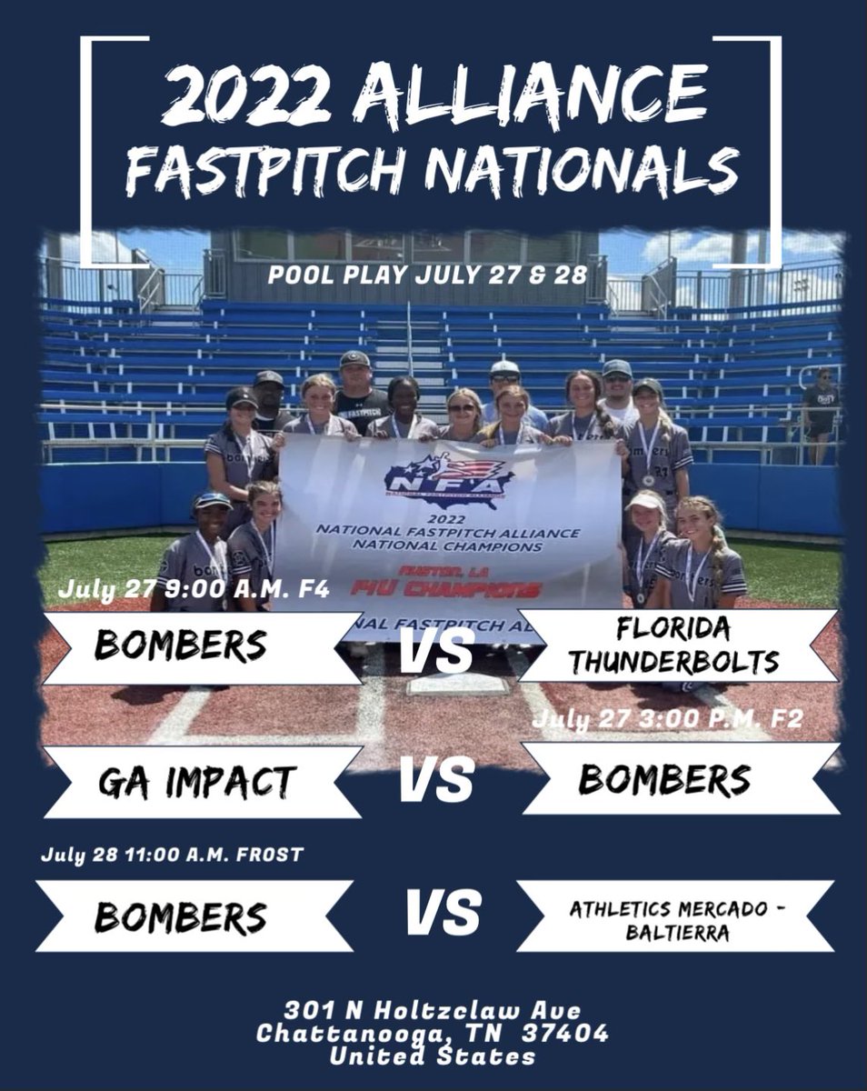 Louisiana_Unity's tweet photo. Alliance Fastpitch Nationals start Wednesday!!! We hope to see you there supporting! Pool Play starts Wednesday at 9:00!
#BUILTDIFFERENT https://t.co/HsuMgbwHwD