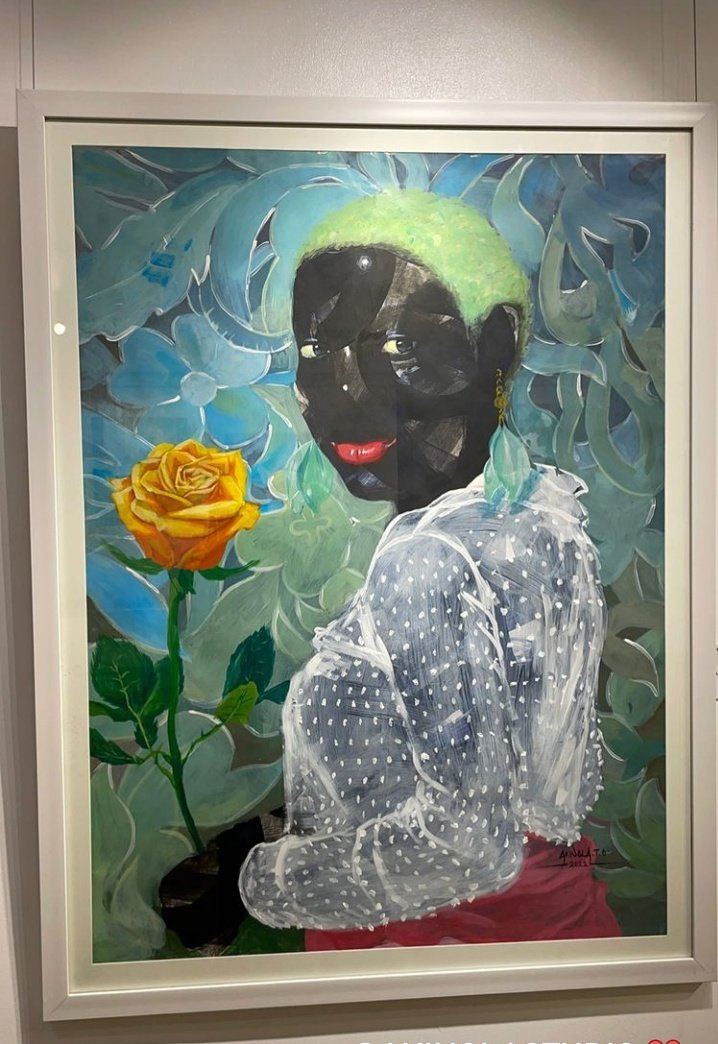 Akinolastudio's tweet photo. Currently showing  @GalleryAffinity .... Curated by @wunika
(It's All In Me)

"I FEEL LOVED AGAIN" IV
Acrylic and Charcoal on Canvas
4" x 3" ft.
© Akinola.T.O
Lagos,
2022
#ItsAllInMe #GroupExhibition #Affinityartgallery  #AfricanArt #emergingartists #akinolastudio  #wunikamukan https://t.co/pk1vGAeorC