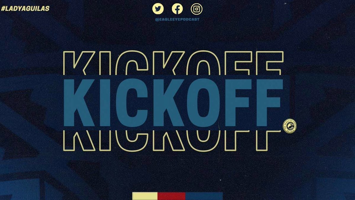 EagleEyePodcast's tweet photo. 1’ The ball gets rolling at the Estadio Jalisco! Vamos América!
#LadyAguilas 🎀🦅 | #ATSAME 0-0 https://t.co/KoXQHZYZJW