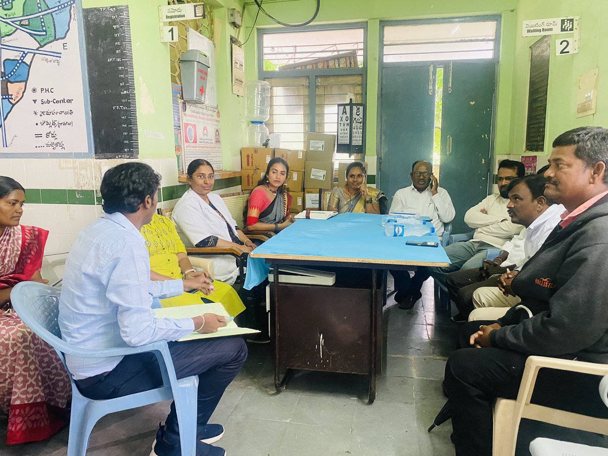 CMR_INC's tweet photo. Participated in meeting conducted in #primaryhealthCentre kondapak along with #MPP Suguna Durgaiah #MRO garu #MPDO garu #MPTCs #LocalLeadars #Doctors #panchayatsecretary and staff discussed on major Issues related to hospitals maintenance for upcoming 6 months.
#healthiswealth https://t.co/Rae0nsj0Nz