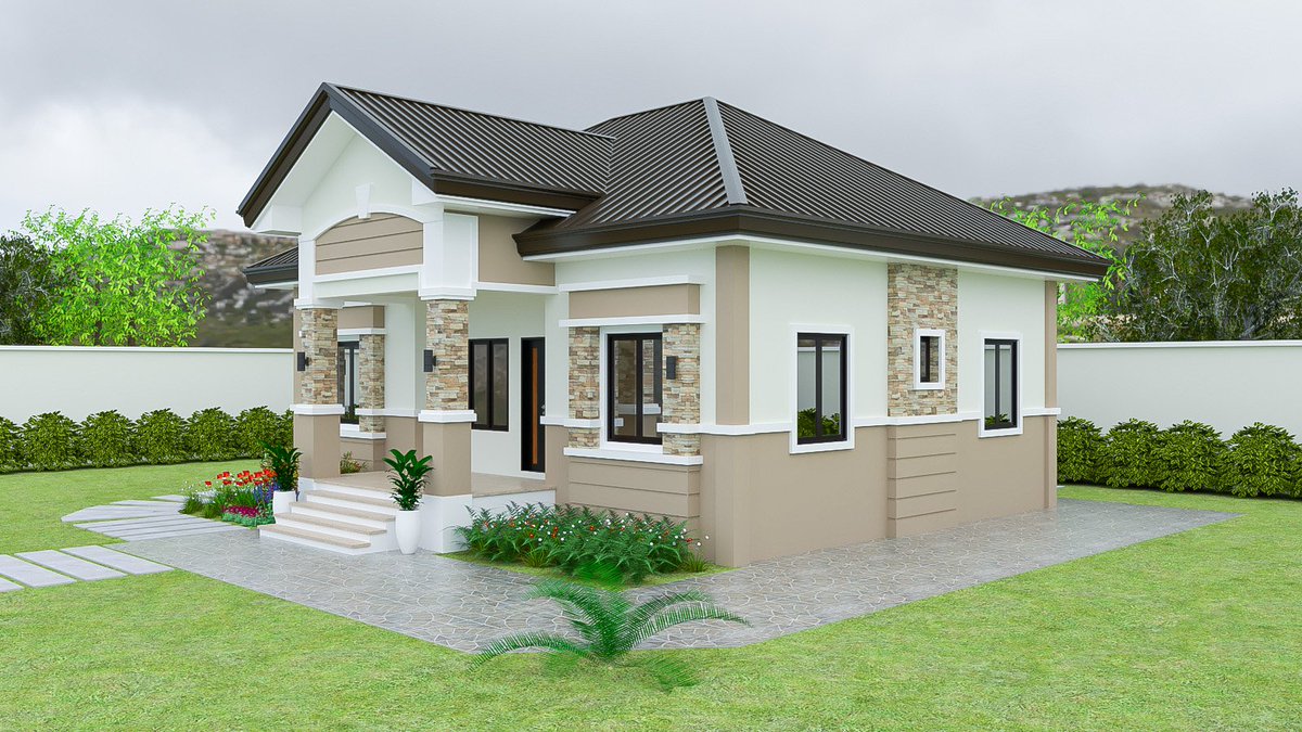 NasOricha_'s tweet image. This is a modern contemporary residential design of a 3 Bedroom Bungalow fused with minimalist architecture covering an Area of 87sqm. 🏡

#Twitterarchitecture #architecture Japa Festac 1 USD #interiordesign Tems