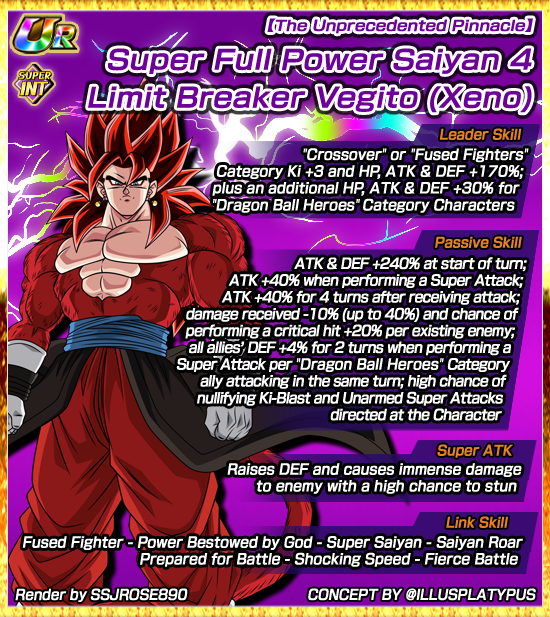 Super Dragon Ball Heroes - Broly Super Full Power Saiyan 4 Limit