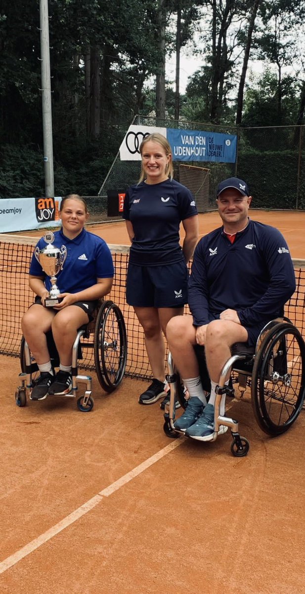 bishop_nikki's tweet photo. Ruby gave it all on court today being match point down in the final. No problem for Ruby she beat top seed Maylee Phelps (USA) 4-6, 7-6(4), 6-0 and become girls' singles champion 🏆 at the Amjoy Cup in Eindhoven. @RubyBishop_ @WChairTennisGB @norfolktennis @mjcfl00ring @CP_Sport https://t.co/m1HdjOivyH