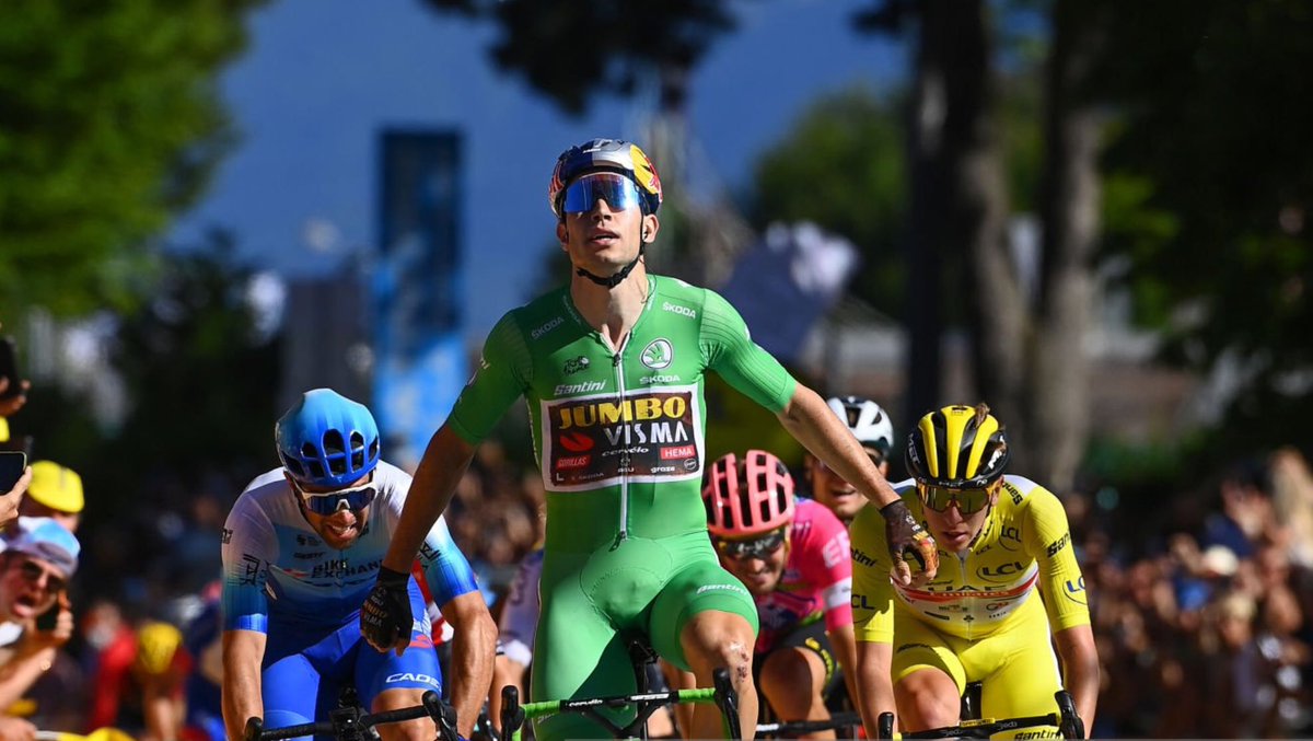ClasiHistorica's tweet photo. 🇧🇪 Wout van Aert 

#TDF2022 

🟢 Campeón GC puntos
🔴 TOP-5 GC montaña
🟡 TOP-25 GC

🥇 Et.4 🧨 Ataque a 10k
🥇 Et.8 💨 Sprint en subida
🥇 Et.20 ⏱ 40K

🥈 Et.1 ⏱ 13K 
🥈 Et.2 💨 Sprint
🥈 Et.3 💨 Sprint
🥈 Et.15 💨 Sprint

🥉 Et.18 🏔 Pirineos
🥉 Por equipos

⚒ Mejor gregario https://t.co/y2HDNfDmt7