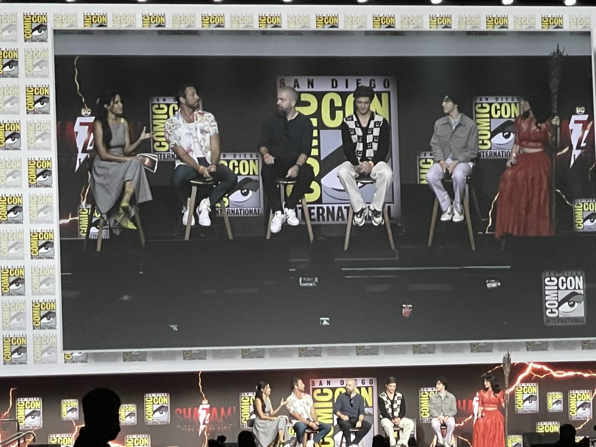 Fire #ShazamMovie panel including <a href="/LucyLiu/">Lucy Liu</a> 👏 #SDCC2022