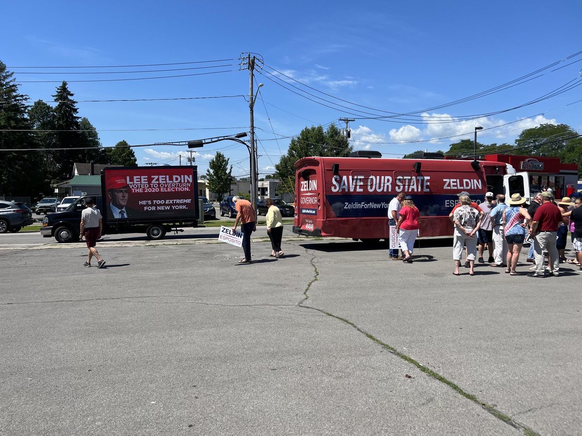 New Yorkers deserve to know the truth about Lee Zeldin’s attempt to overturn a free and fair election — so we’re joining him this weekend and getting the word out to voters. 😉