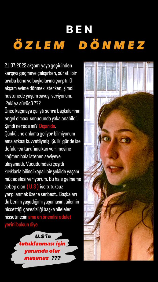 #özlemicinadalet