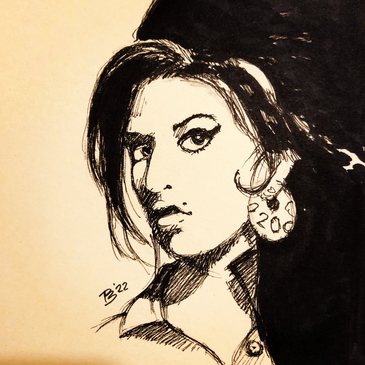 <a href="/boudewijnsteur/">Boudewijn Steur</a> Ik tekende haar voor de artiesten challenge, begin dit jaar. 😉