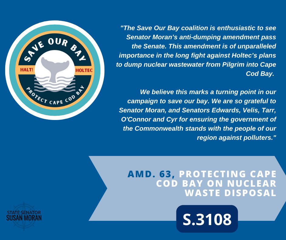 SenSusanMoran's tweet image. The potential for pollutants and dangerous materials being discharged in our water resources to impact public health, local industry, and fragile marine ecosystems is alarming, and the public deserves to know the full-range of risk factors.