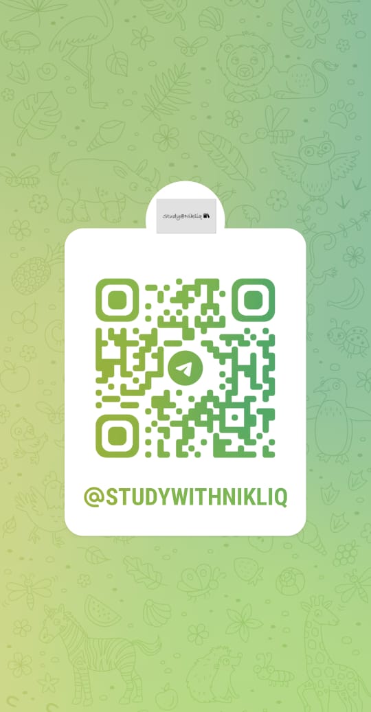 imNikliq's tweet photo. हमसे जुड़े 👇

@Studywithnikliq https://t.co/pbAAOcyZnO