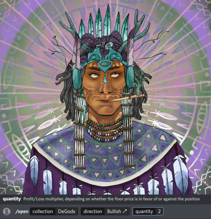 The tribe🏹 in our discord already knows him, but... do you know who ShamanBot is? Do you know that you can bet on whether a collection will rise ↗️ or drop ↘️ in price using our $MEZCAL token?

Come to discord.gg/yau3Hppv or interact with this tweet if you want WL.