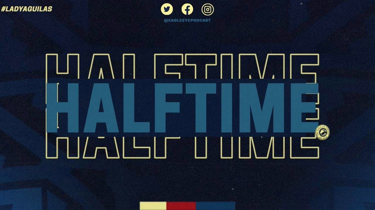 EagleEyePodcast's tweet photo. Down at the half.
#LadyAguilas 🎀🦅 | #ATSAME 1-0 https://t.co/wS7OTF9B8T