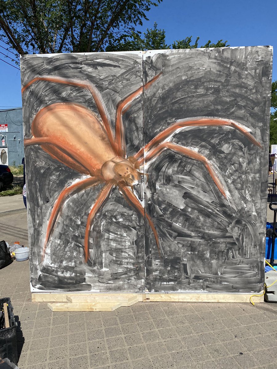 ArtChalk's tweet photo. Arts on the Ave Chalk It Up today!!!! Come and check it out!  A lot of amazing artists.  Here is the start of my piece. https://t.co/QSIcZ62aT8