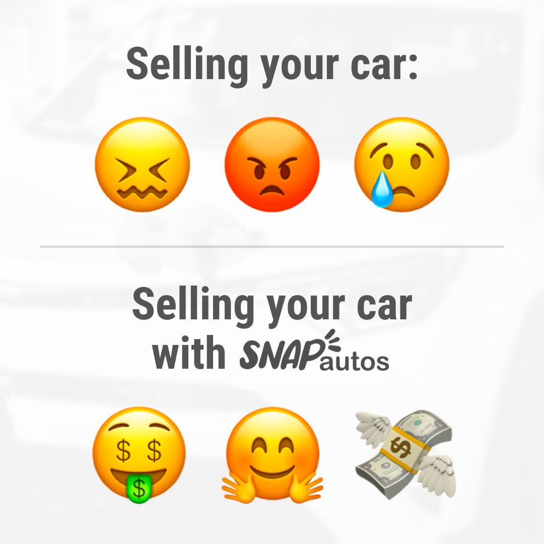 Selling your car with SnapAutos puts you in control.  Link in bio for more info. 🙌

#snapautos #sellyourcar #skipthehassle #moremoneyforyourvehicle #sellingmadesimple