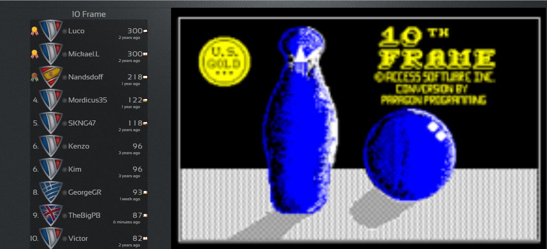 Tetris_Mickael's tweet photo. Amstrad, new score on 10 Frame by ๐ฌ๐ง TheBigPB : 87
#BZHGames, #Amstrad, #CPC, #Amiga, #Atari, #Gamer, #RetroGaming, #RetroGames, #RetroGamer, #RetroGame, #HighScore, #indie, #videogames, #8bit, #scoring, #10Frame
https://t.co/iXbiDU45u7 https://t.co/QrQPBuW1FR