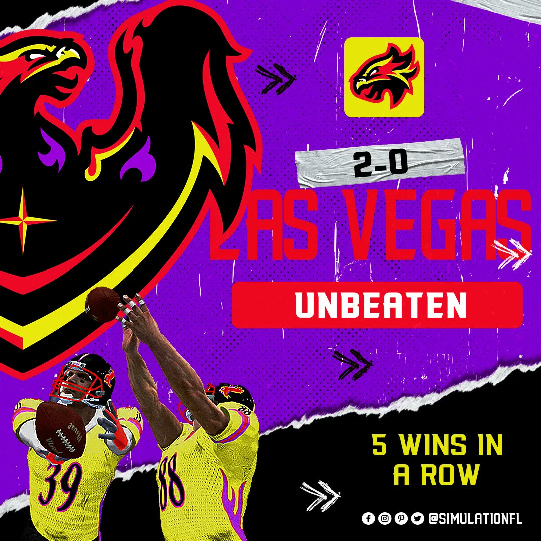 Simulation Football League (@simulationfl) on Twitter photo Dating back to last season, the <a href="/SFL_Fury/">Las Vegas Fury</a> are one of the hottest teams in the league, winners of five in a row and #unbeaten in Season 19. Las Vegas will welcome <a href="/SFL_Storm/">Florida Storm</a> at 4 pm ET today on Next Level Sports! #makeanimpact Dating back to last season, the <a href="/SFL_Fury/">Las Vegas Fury</a> are one of the hottest teams in the league, winners of five in a row and #unbeaten in Season 19. Las Vegas will welcome <a href="/SFL_Storm/">Florida Storm</a> at 4 pm ET today on Next Level Sports! #makeanimpact