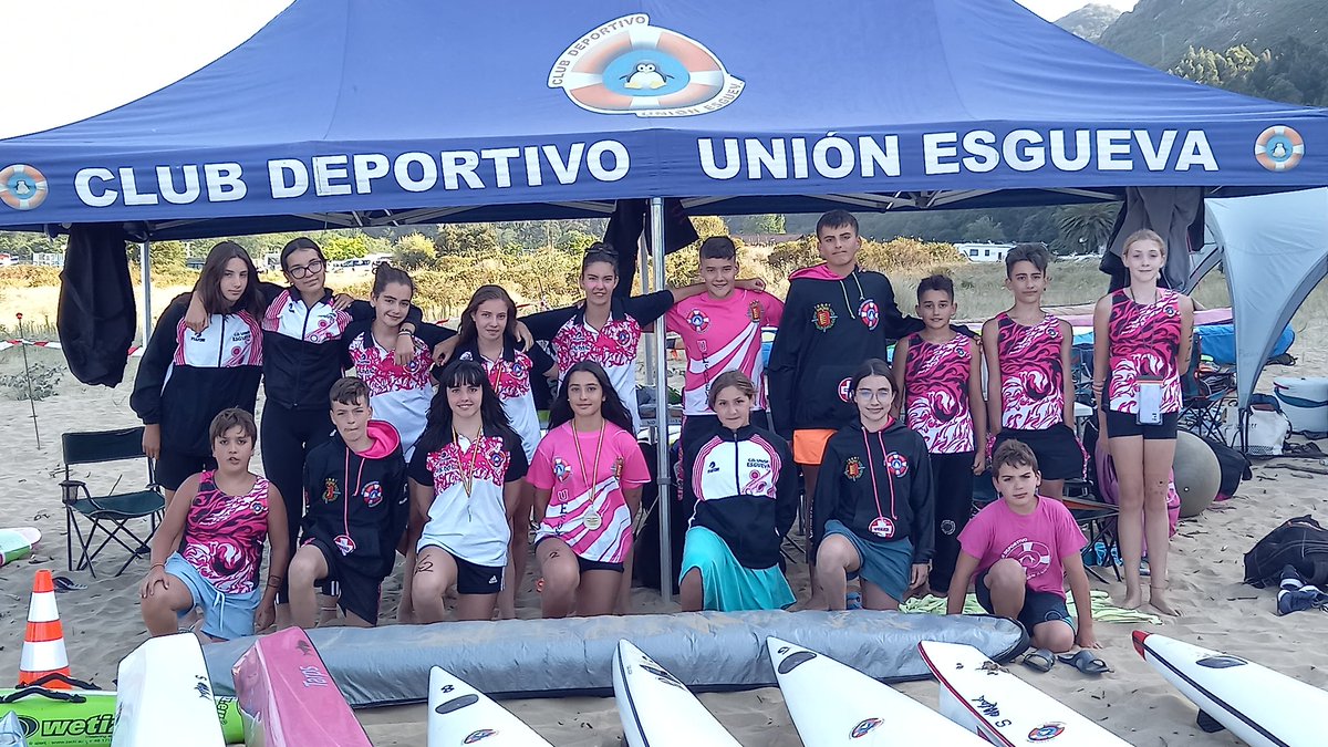 CDUnionEsgueva's tweet photo. Equipo participante del Club en el Campeonato de 🇪🇸 Infantil y Cadete de Verano de Salvamento y Socorrismo. #CastroUrdiales  #salvamentoysocorrismo https://t.co/3C0d7vsIpq