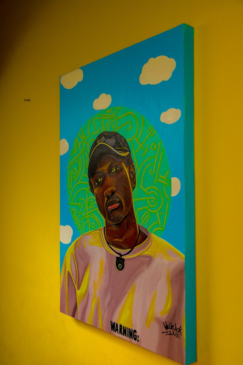 Vicarvick1's tweet image. Title ; OMO 
size :3ft by 2ft
Artist : Vicarvick
year : 2022
#blackartist #artoftheday #blackartspace #Africanart #artist #acrylicpainting #realism #vicarvick #kraytiv_empire
#BBNaija #ShazamMovie #asake #art #BLACKARTIST
