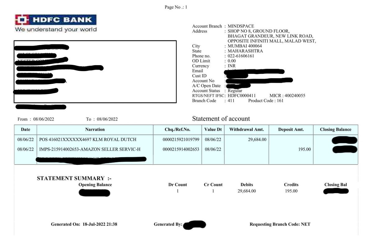 BBQ_stopper's tweet photo. Fraudulent dishonest Customer service from @KLMIndia @AirFranceKLM Amreen Nisha is holding my money Rs. 29684 &amp; not refunding since 50+ days 
@KLMIndia is lying that money is with @HDFCBank_Cares despite showing successful debit from @HDFC_Bank @CCAvenue @CCAvenuePG @CCAvenueCare https://t.co/kLbP28f1fU
