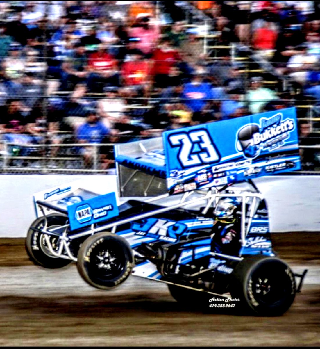JKiserRacing23's tweet photo. We will be @FremontSpeedway vs the @AFCS_Sprints.  Thanks to #BH41 @VantageAthletic #NAPAofBryan #JimmyBukketts #BurdueInsurance #ShellukesBar #AmericanDrainSolutions #SpankysPizza #AutomaticFireProtection @keizerwheels #FremontFence @BRStuned #BillStrong for their support! https://t.co/TXJrid9Q5d
