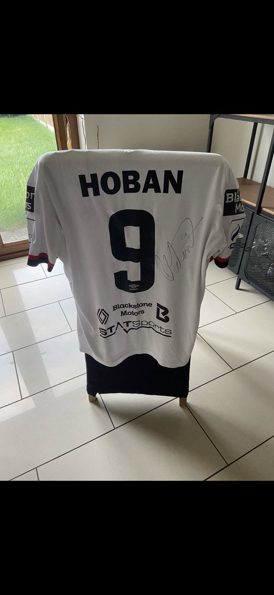 The highest bid so far is €700 from <a href="/Adamkeating/">Adam Keating</a> this is the jersey I wore when I scored my 100th league goal for DFC. All proceeds will go to the late Melissa Woods family. Comment below to place a bid 🏁