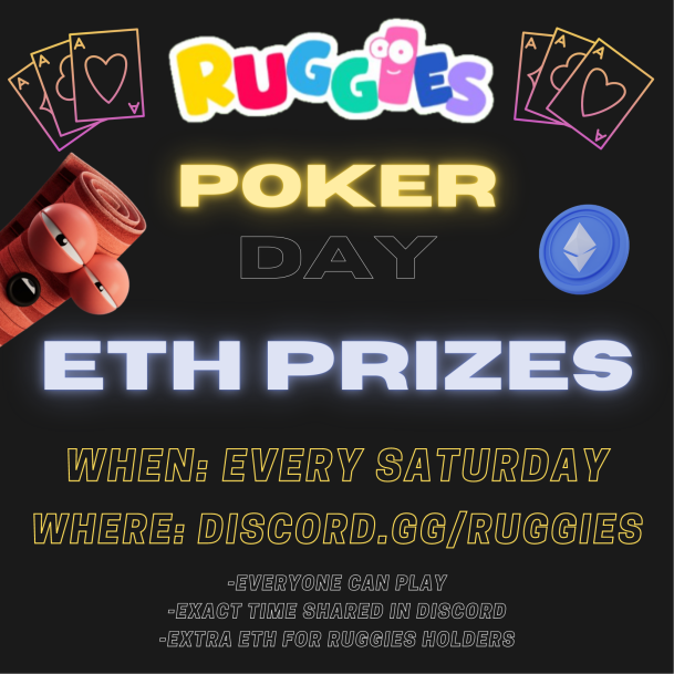 Ruggies (@ruggiesofficial) on Twitter photo Poker registration opens up in the next ten minutes! Hope to see you there :). We start up in about 30minutes Poker registration opens up in the next ten minutes! Hope to see you there :). We start up in about 30minutes