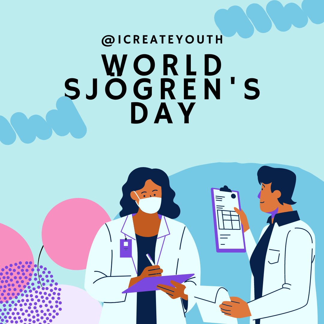 Happy World Sjogren's Day! Learn more about what this day means at icreateyouth.com/post/world-sjo…. 

#disability #disabilitypride #disabilitypridemonth #sjogrens