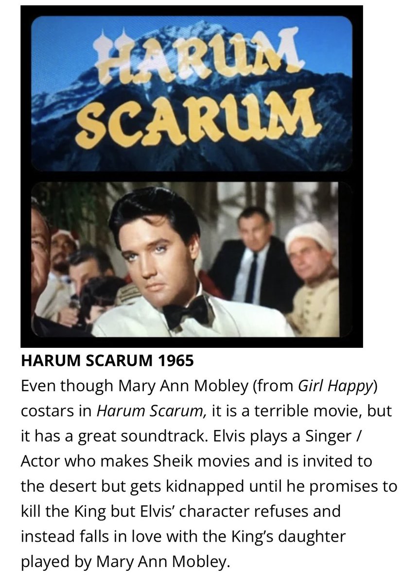 DeenasDays's tweet photo. 🎥 #ElvisMovies 🎥 #CountdownToElvisWeek
#HarumScarum #Elvis 🐅 #TCB⚡️
https://t.co/HE9s6YORm0 https://t.co/qLmRVI58Nv