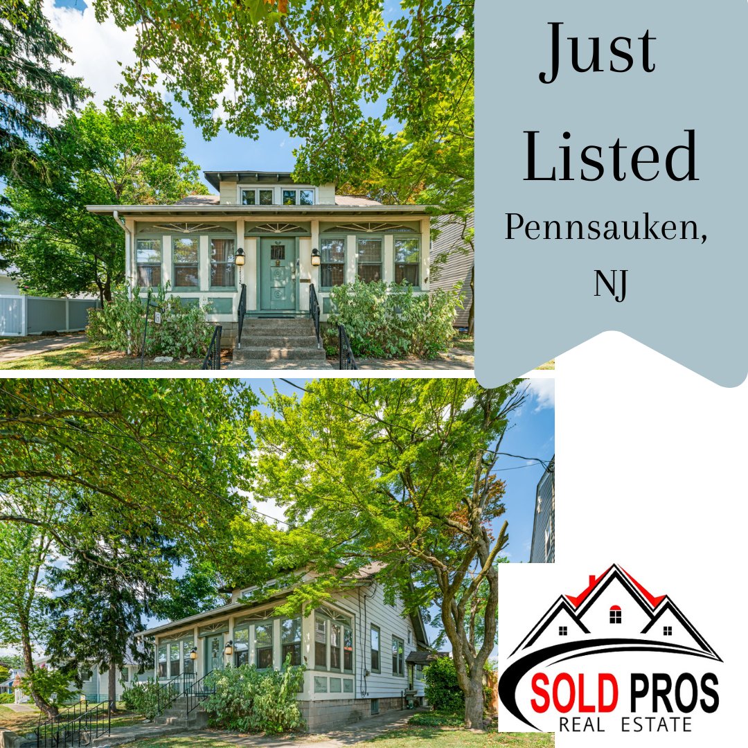 sjbroker's tweet photo. Just Listed! Charming cape cod home in Pennsauken, NJ! This home features 4 Bedrooms, 1 Full Bathroom, French doors off of the sun room leading into the dining room &amp; living room, spacious kitchen, and large fenced in backyard perfect for entertaining. https://t.co/LCXfI4eIZM