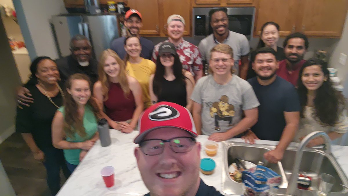 CoverCropDr's tweet photo. Armstrong SEND LAB potluck gathering. Celebrating the team and Drs.Roth and Fontes on their new Faculty positions. 
@CoverCropDr @PurdueAgronomy @PrezaFontes @InformAgronomy @AgScienceGuy @CoverCropsMCCC @Asmita_Gautam6 @German_S15 https://t.co/J8CQgIkDrD