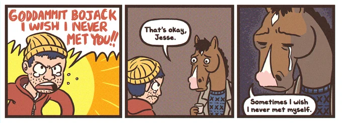 i dunno sometimes bojack horseman made me laugh for the wrong reasons 
