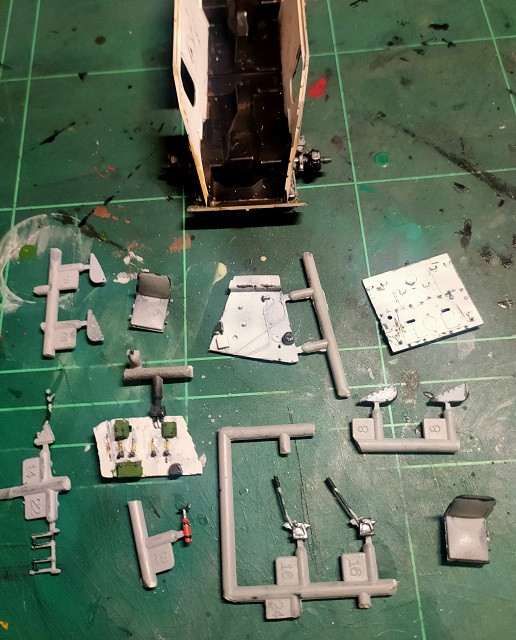 WartsNAllModels's tweet photo. Going live on https://t.co/cqPPEWFwbQ in 30 minutes (9.30am ACST, 8pm EDT, BOT) #planning the #staghound #kitbash, #assessing the #cabin and #enginebay. Pop past and chat! #scalemodels #ww2 #armour #broncomodels #art #hobby #miniatures #plasticmodels #armouredcar #148scale https://t.co/cTdeS7l582