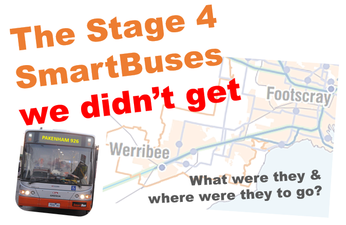 MelbOnTransit's tweet photo. [Blog] Did you know that the 2006 MOTC plan referred to a future SmartBus Stage 4 with a map showing PPTN corridors? It was gonna be huge - twice SmartBus' current reach. See what 2006 planners had in mind for your area here: https://t.co/QLi8KKmoQg #springst @BenCarrollMP https://t.co/XyKRnGGzIq