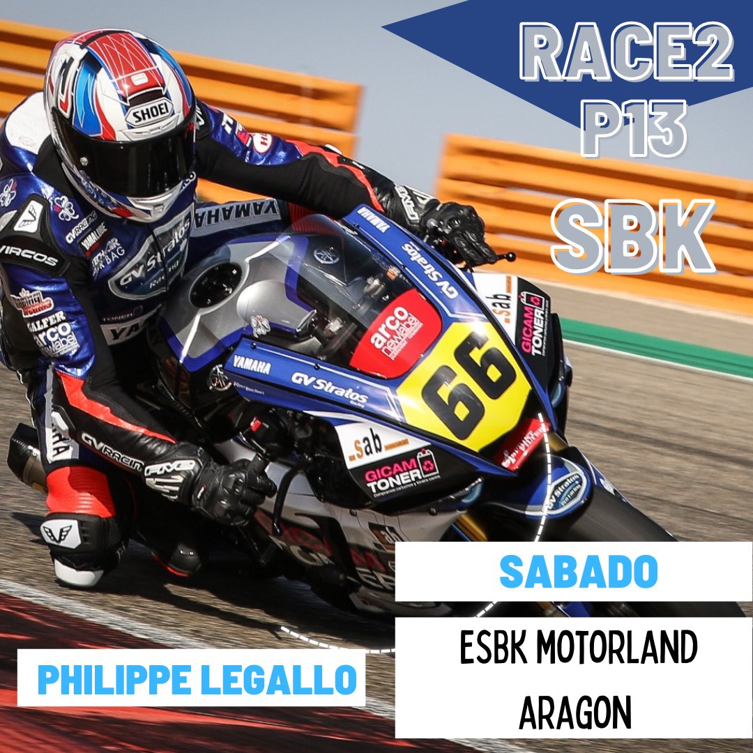 Phillipe LeGallo mejora sus tiempos de nuevo en otro circuito del #ESBK. El piloto 🇨🇭 Suizo afrontaba la primera carrera con mucha motivación y ganas después del gran trabajo  junto a <a href="/santibarragan51/">Santi Barragan</a> , finalizando en P13 y batiendo su récord personal en la pista aragonesa