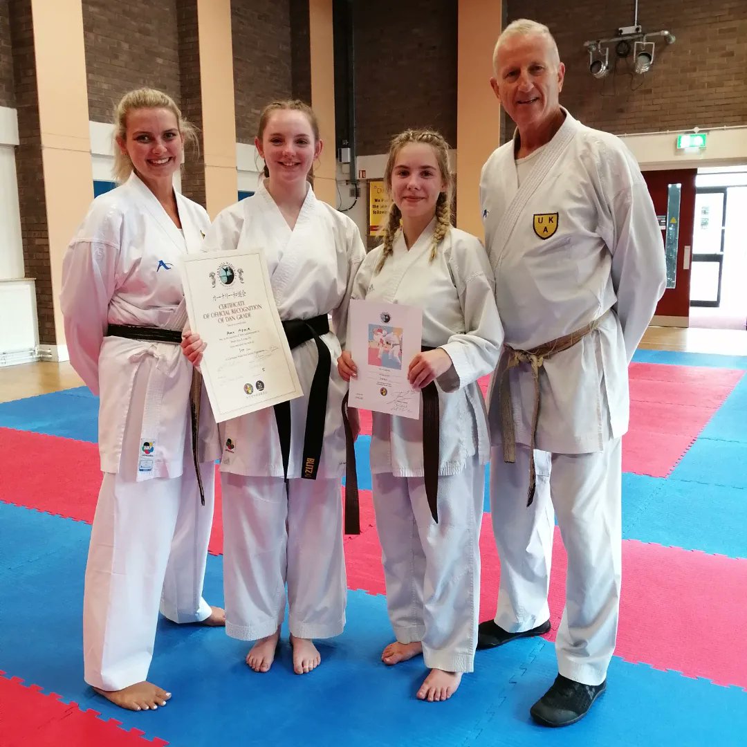 It's not every day you get awarded 1st Dan #blackbelt in #wadoryu #karate Congratulations Amy! Thank <a href="/OfficialUKA/">UKA</a> for the superb course in #bangor #countydown #northernireland