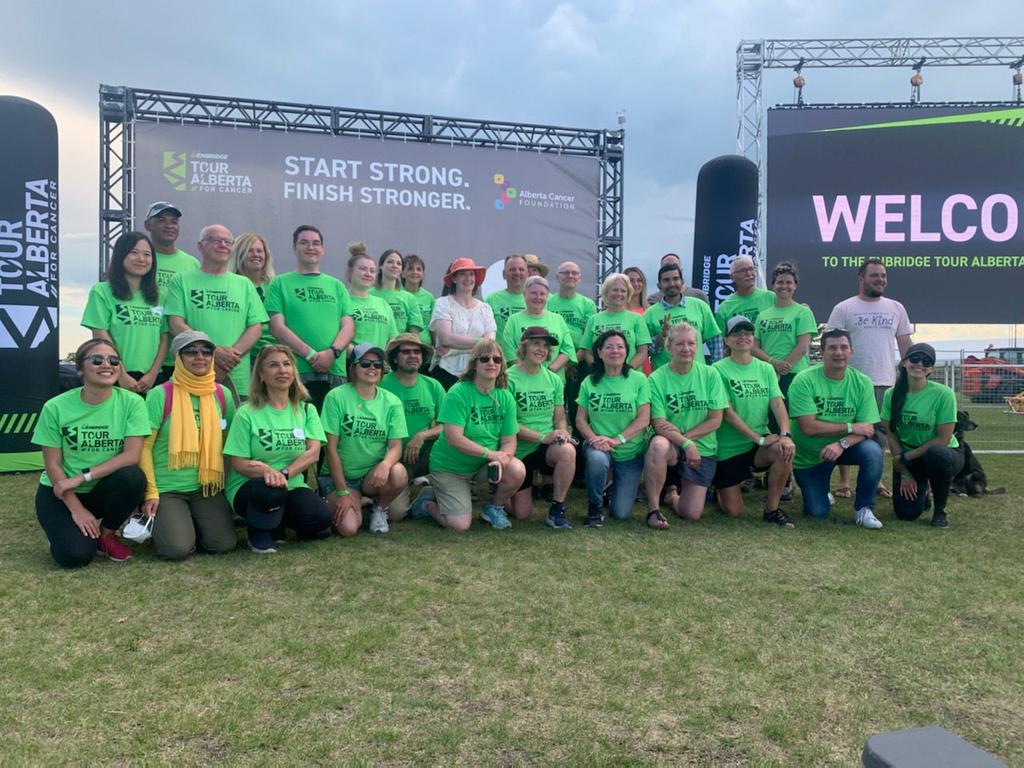 TheTourAlberta's tweet photo. A huge thank you to all of our amazing volunteers!! We couldn't do it without you! #TourAlberta22 https://t.co/gnNW8RoLfg