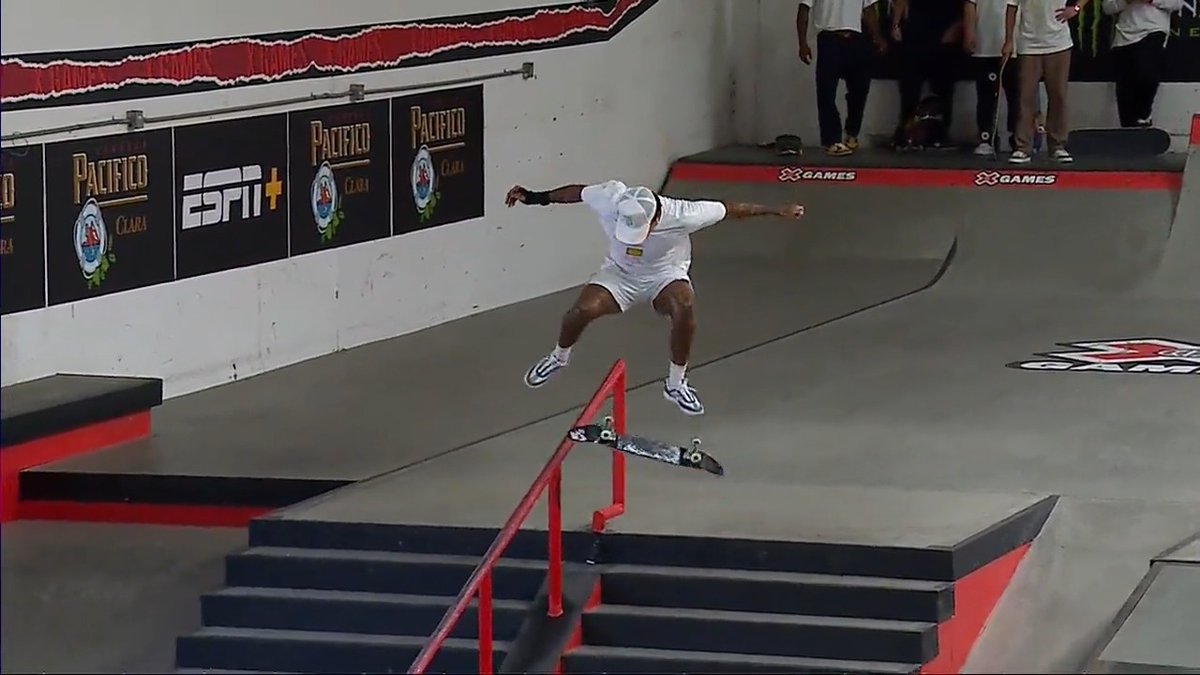 X Games on Twitter ".nyjah wins silver in Skateboard Street Best