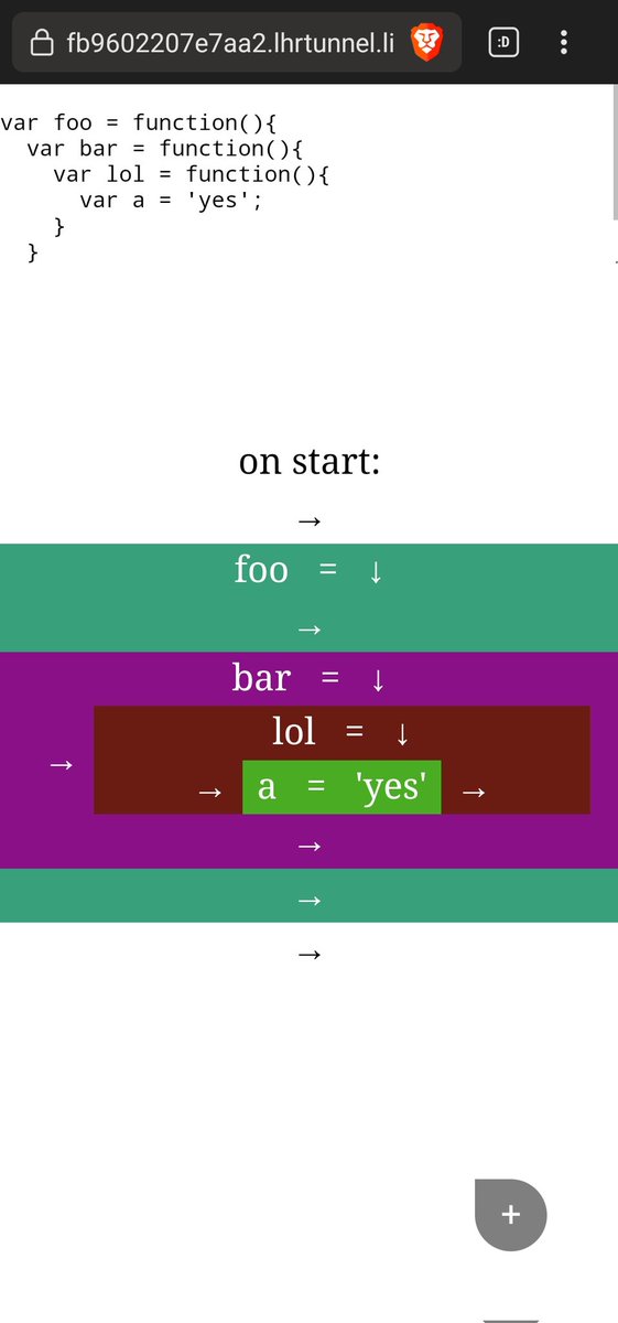 marknadal's tweet photo. #programming

Experimental design for phone-based coding.

Converting real #javascript (top of photos) into touchable components, that modify the code, which can then be exported. https://t.co/OeVsIiEm36