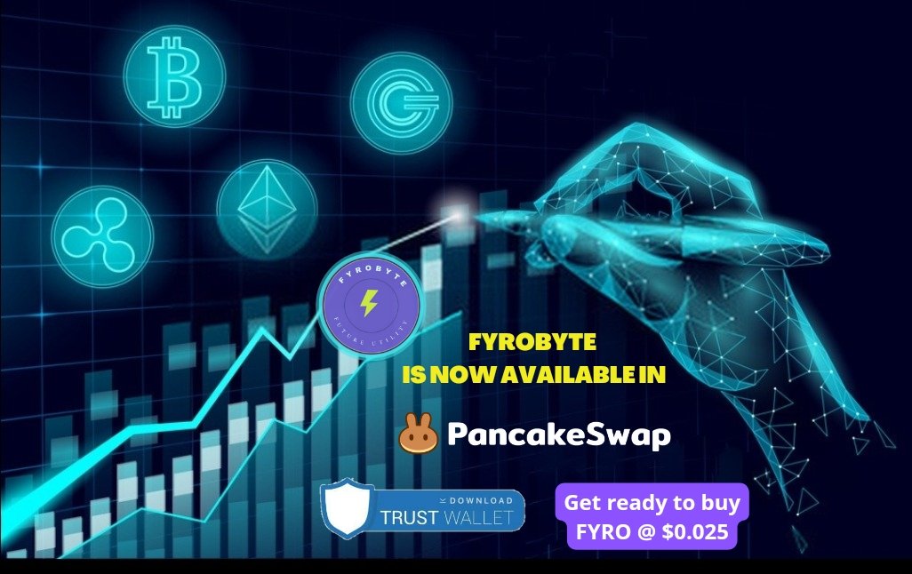 Fyrobytecoin's tweet photo. ๐๐๐๐๐๐๐
Fyrobyte coin is now officially listed in pancake swap exchange at the price of $0.025 ๐๐๐
Buy and hold it for brightest future
#FYRO #fyrobyte #blockchain #metaverse #nft #utility #ArtificialIntelligence. #Binance #PancakeSwap https://t.co/FY2mt9WF0F