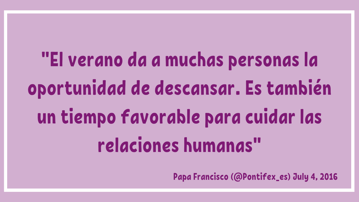 avalponasca's tweet photo. Siguiendo el consejo que el Papa Francisco (@Pontifex_es ) aprovecharemos el verano para descansar y cuidar de las relaciones humanas.
*️⃣Inma, *️⃣Ana, *️⃣Laura, *️⃣Pedro, *️⃣Greta, *️⃣Diana, *️⃣Fernando, *️⃣Mónica y *️⃣Valentina *️⃣Pilar *️⃣ Lourdes 
*️⃣Noelia *️⃣Guille
Os desean un feliz 🏖️ https://t.co/SYbz65l0HK