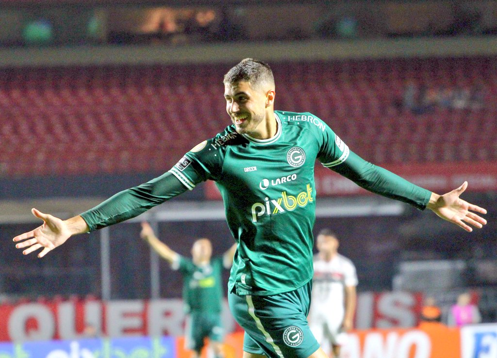 Brasileirao's tweet photo. Ele enfia pra dentro, não tem jeito! O brasileiro com mais gols na minha disputa...
Admita: Você queria o #PR11 no seu time. Mas chora, ele é do @goiasoficial!
📸 Jorge Bevilacqua/Gazeta Press https://t.co/on9PcXcexu