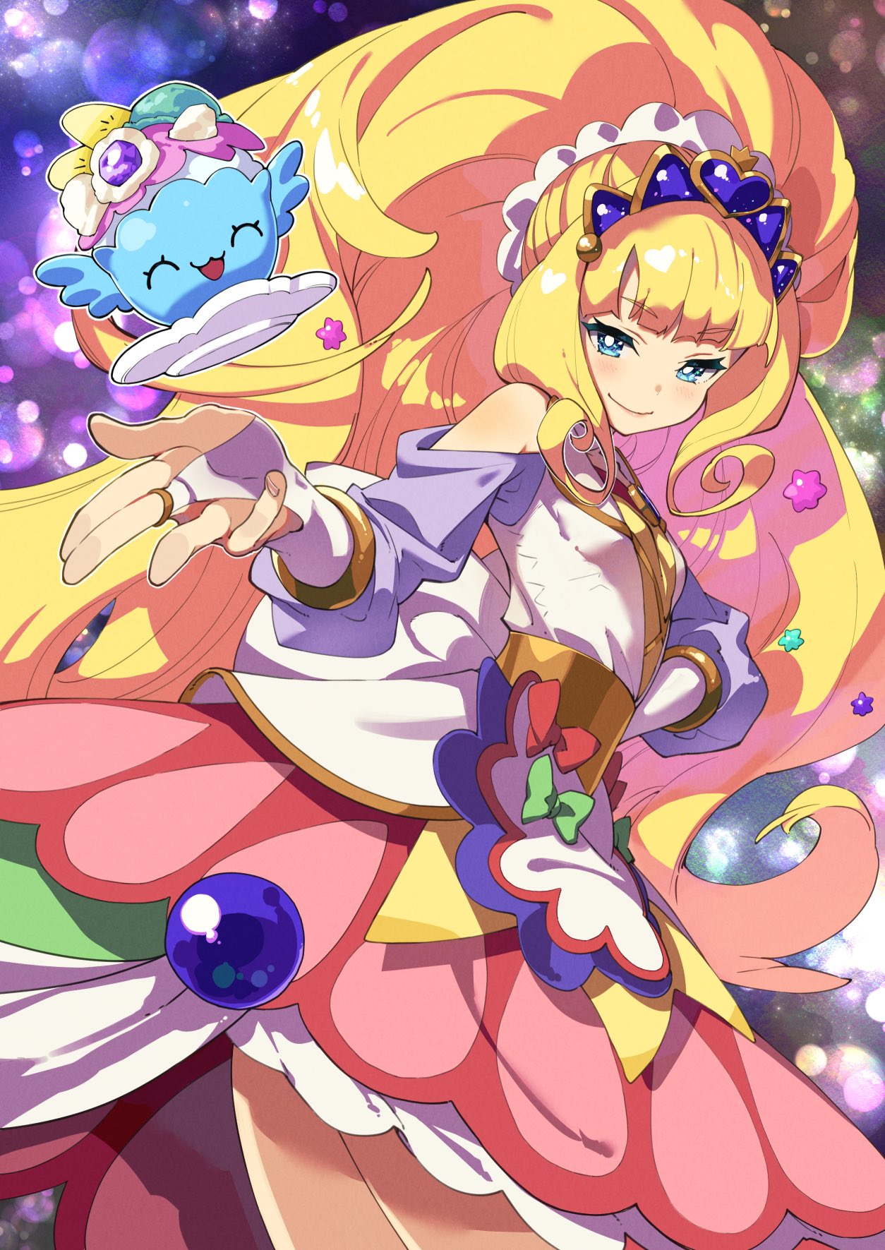 デリシャスパーティプリキュア　等身大タペストリー　キュアフィナーレ　菓彩あまね デリシャスパーティ プリキュア 等身大タペストリー キュア