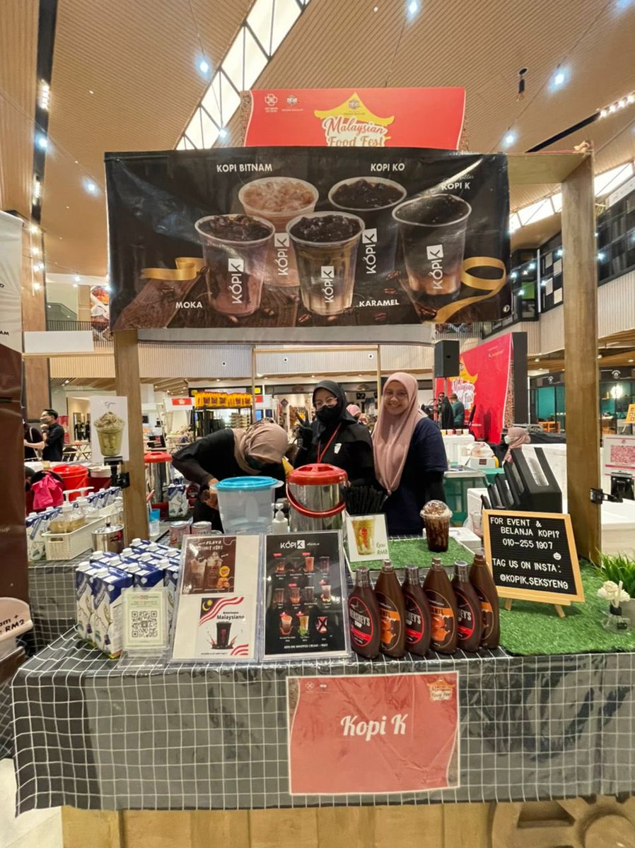 Kami di Malaysian Grandbazaar over this weekend ❤️🫰