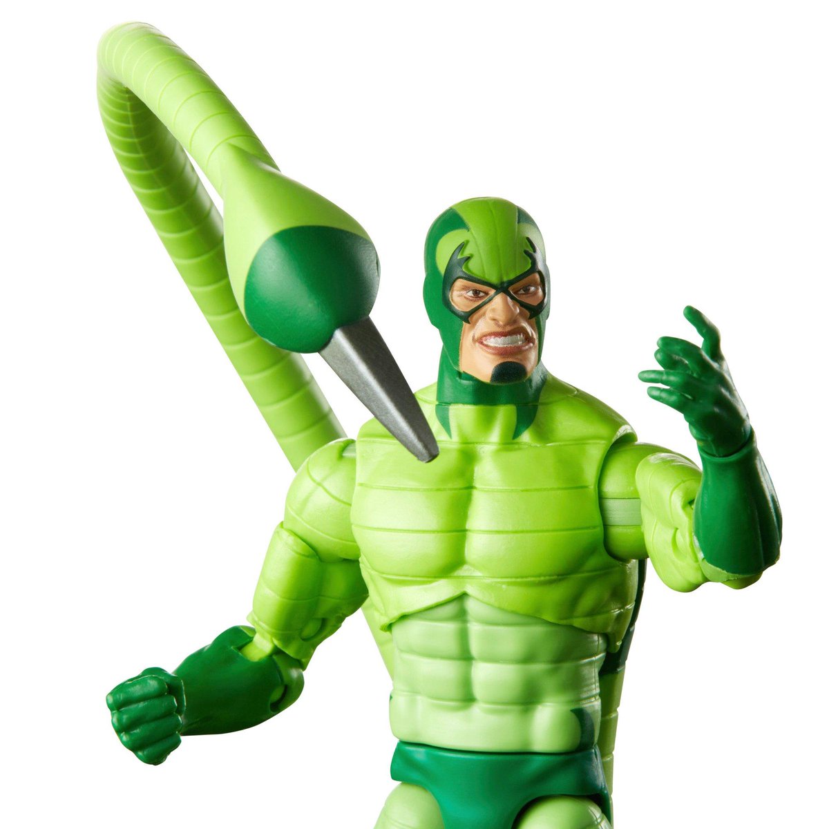 gamestop's tweet photo. Possessing superhuman athleticism and a mechanical battlesuit, the Scorpion is driven by his obsessive hatred for Spider-Man! Pre-order the Marvel Legends Series Scorpion 6-in Action Figure - https://t.co/XA0hEvMiKt https://t.co/NU1fedLikG