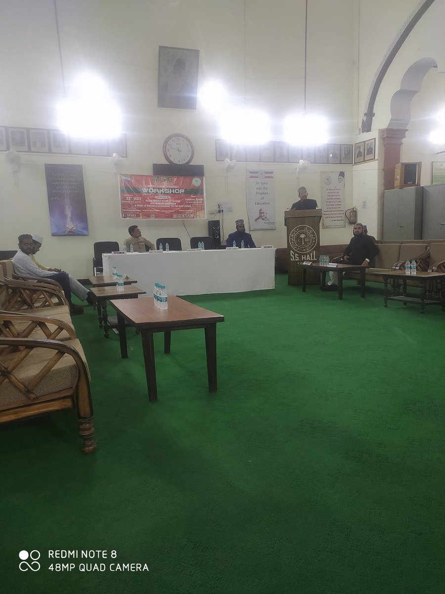 MSOAMAUSI's tweet photo. MSO AMU organise workshop on the topic of Islam Jadeed Nizame Taleem @MSOAllahabad  @MSO @MSOBihar  @AssamMso  @mso_rajasthan  @AbuAshraf_MSO  @MsoSouth @MSO https://t.co/aO6X2tHIaF
