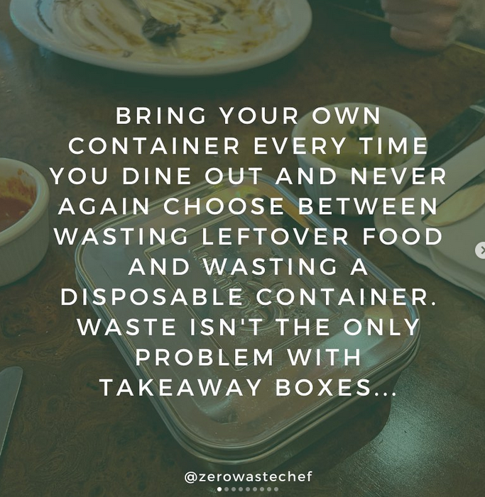 Please check out @zerowastechef's informative reel about the dangers of single-use disposable foodwares - all the more reason to Bring Your Own (BYO)! Let's go Ithacans, let's make Ithaca a BYO capital! buff.ly/3z5rMSn #reducereuse #planetorplastic #twithaca #shoplocal